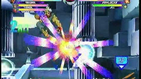 MvC2 Online (360): Brett (Aku/Tha/Spid) vs Matt (Sam/Psy/Jill) 9 .:5.12.10:.