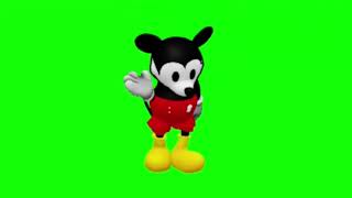 Mickey Mouse Rat Dance Green Screen Template