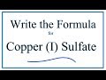 Copper Chemistry and Ionic Compounds