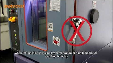 Operation instructions-Temperature Humidity Test Chamber