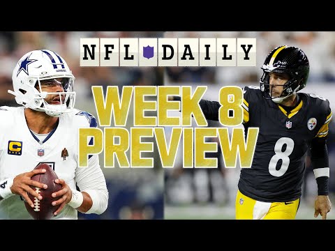 2025 NFL Week 8 Preview of EVERY Game -- Aaron Rodgers vs Packers, Jaxson Dart vs Eagles | NFL Daily