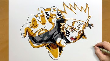 How to draw Naruto Six Paths Sage Mode step by step || Naruto drawing tutorial || Easy anime drawing