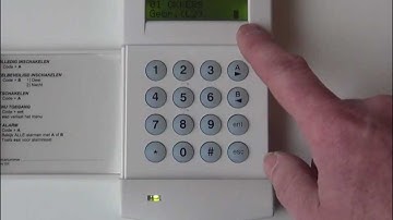 Galaxy G2-20 alarmsysteem gebruikers code verwijderen.