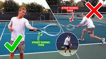 Feel The Effortless Backhand FLIP and PERFECT Contact | 2 Drills To Develop an ATP Style Backhand