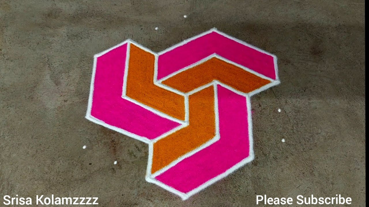 ⭐Aavanimadha Attractive Rangoli⭐Easy Simple Beautiful and Traditional Dots Rangoli⭐Festival kolam⭐