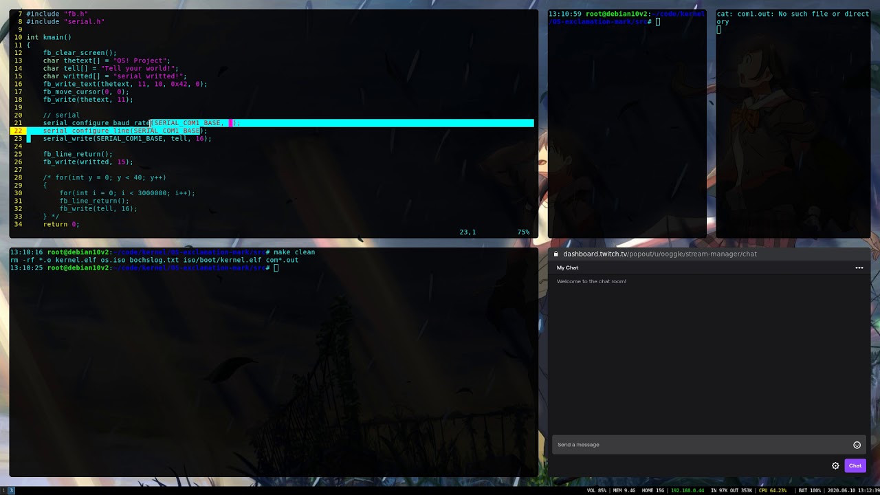 10/06/2020 - Développement kernel / kernel development
