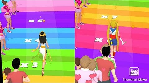 Makeover Run - All Levels Gameplay Walkthrough JATAV Gaming Level (181-182)