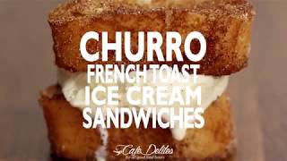 Churro French Toast Ice Cream Sandwiches