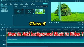 How to add background Music in Video Filmora 9 | Background Music | Basic Tutorial