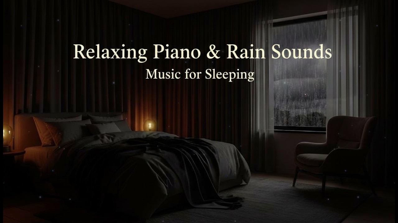Relaxing Music with Rain Sounds 🌧️ Fall Into Deep Sleep in 10 Minutes + Healing Your Mind, Body