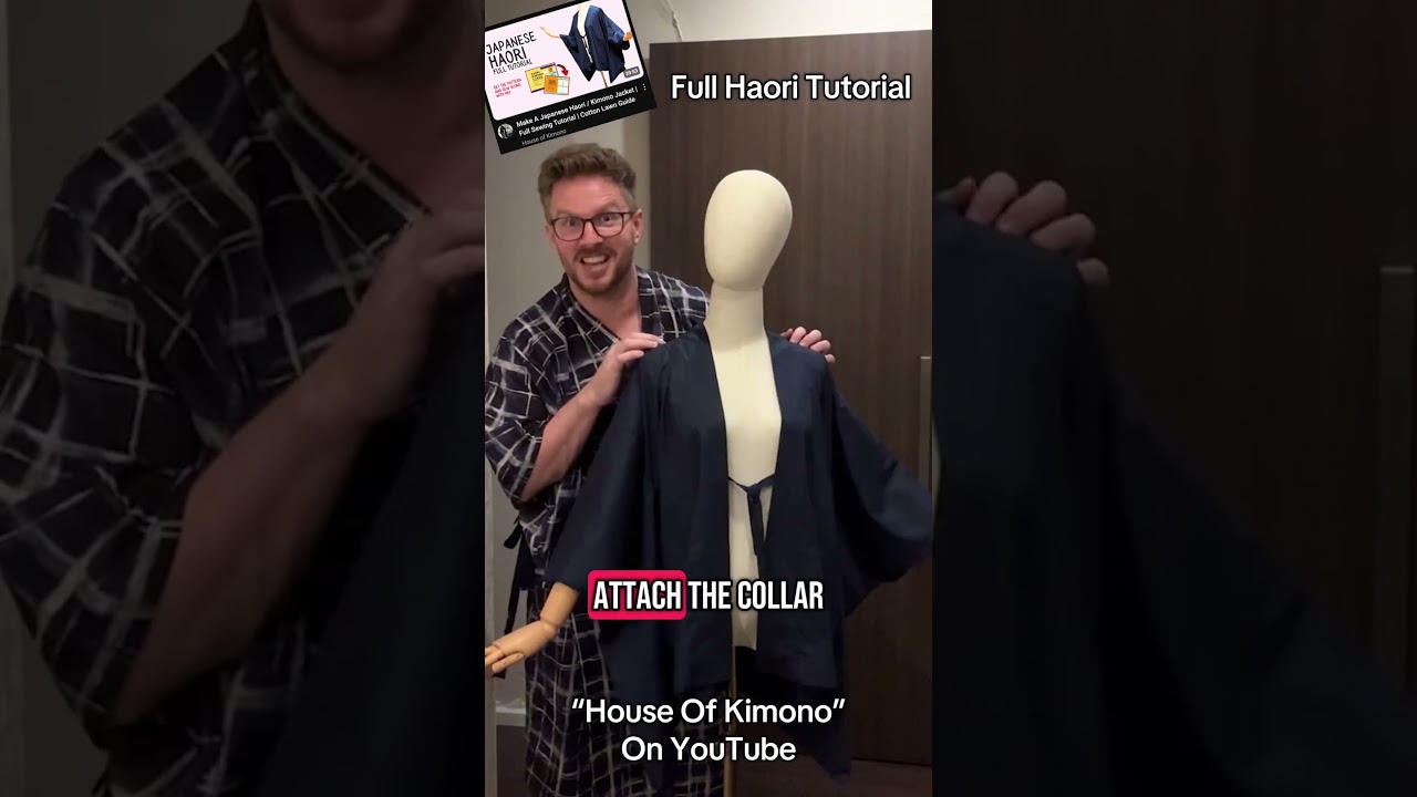 👘Haori Tutorial👘 See How You Can Make A Kimono Jacket “Haori” 