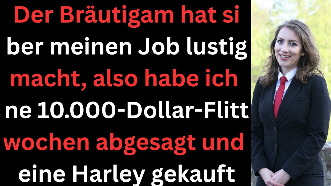 Bräutigam verspottete meinen Job – ich strich seine 10k-Flitterwochen & kaufte eine Harley