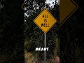The road warning sign is talking with you!😱 #viral #shorts #viralvideo