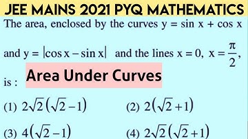 Area Under Curves Jee Mains PYQ| Jee Mains Area Under Curves Previous year Question.