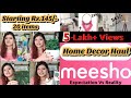 Huge MEESHO Home Decor Haul Starting Rs140 I Stylasj Hindi