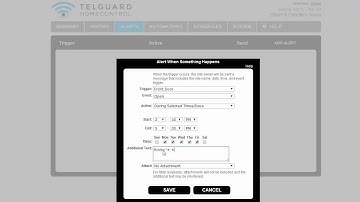 Telguard HomeControl - Taking a Picture When Someone Comes Home!