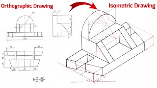 Download Lagu Isometric Drawing – How to Draw Isometric View from Orthographic Views (Step-by-Step for Beginners) MP3