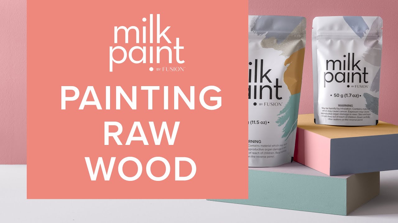 How to paint an Adirondack or Muskoka chair that's raw wood with Milk