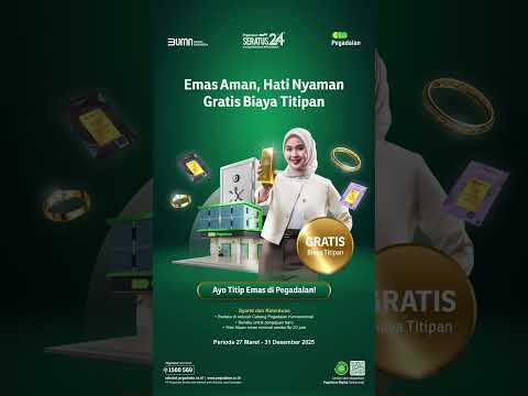 Gratis Biaya Titip Emas di Pegadaian
