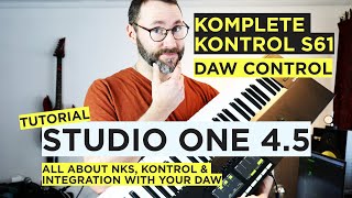 Komplete Kontrol S61 in Studio One 4.5 - Setup DAW control - YouTube