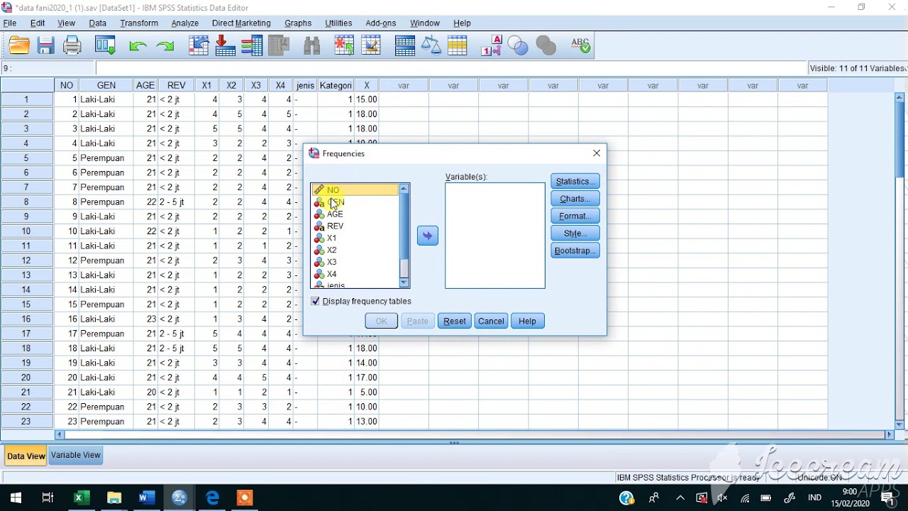 UJI BEDA 5 MENIT INDEPENDENT SAMPLE T TEST YouTube