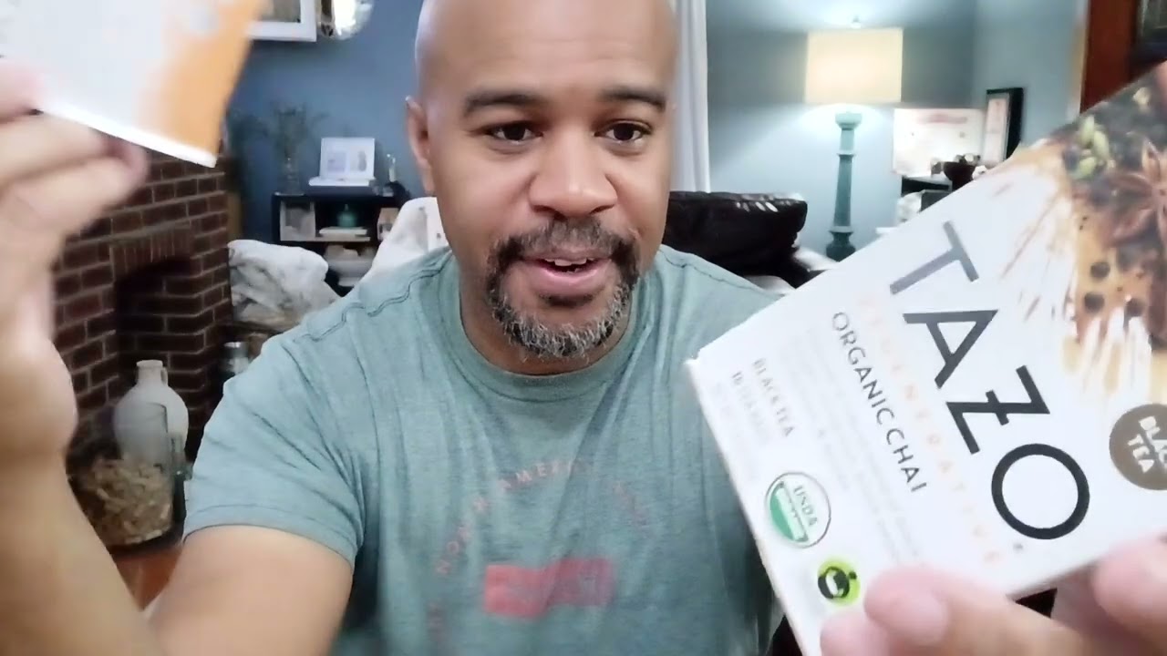 This tea is so good it falls right out of the box! (Tazo Organic Chai)