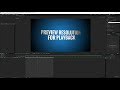 02. Preview Resolution for Playback | After Effects for Beginners Course