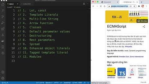 Học về JavaScript ECMAScript 6 | ES6