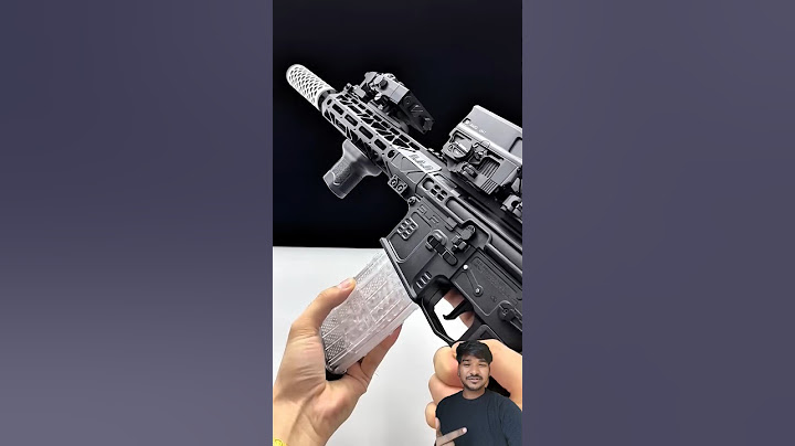 SLR PDW+Smoke Silencer. Who needs this for New Year's gift? #toys #gelblasters #airsoft