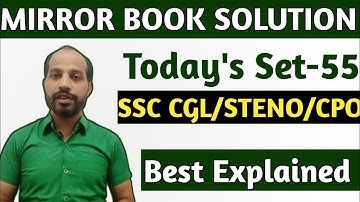 A MIRROR OF COMMON ERROR Set-55(1996)BY ASHOK KUMAR SINGH FULL SOLUTION|Mirror Book का पूरा निचोड