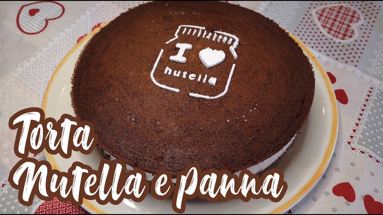 Torta Nutella e panna | senza burro