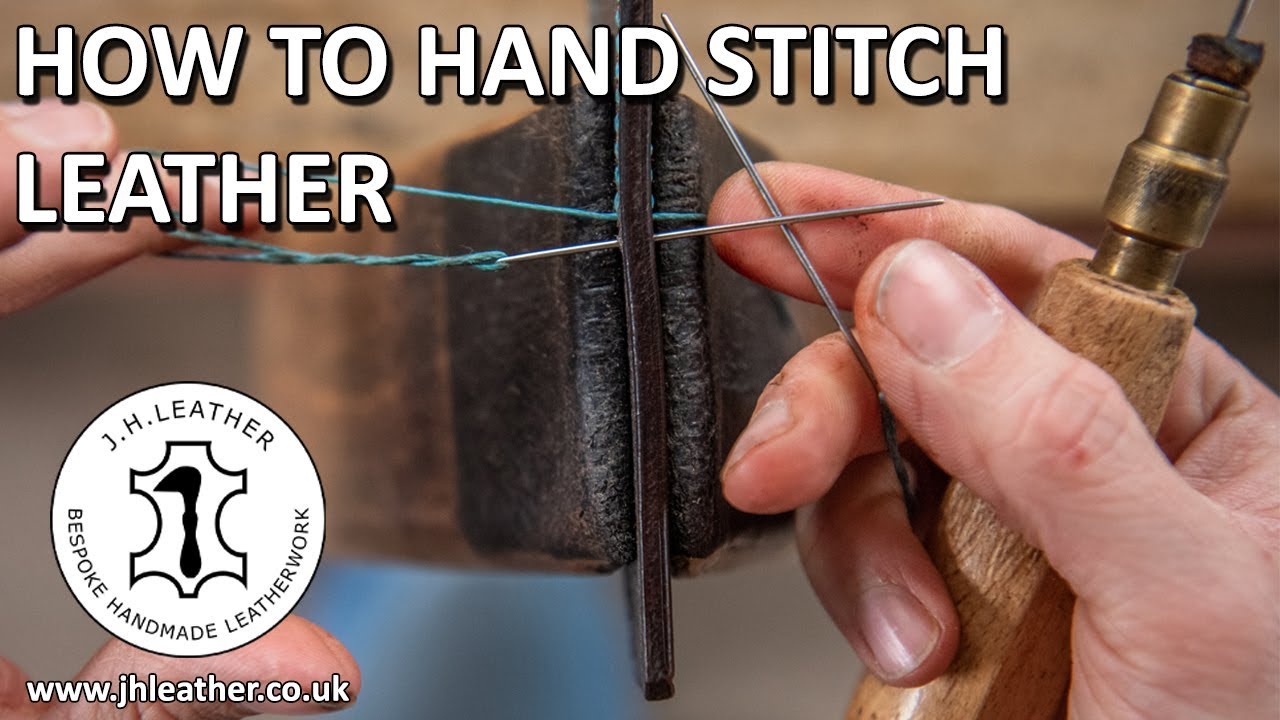 How to Sew Leather By Hand Using the Saddle Stitch - Mr. Lentz Leather Goods