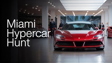 HYPERCAR SHOPPING IN MIAMI...
