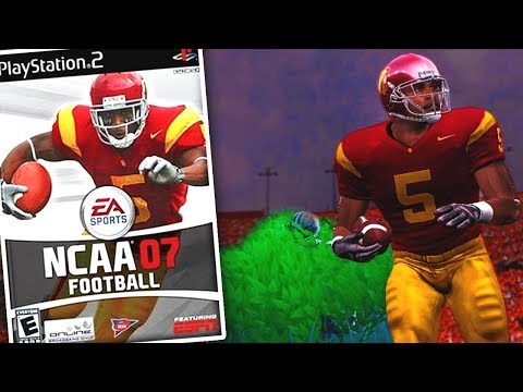 PLAYING NCAA FOOTBALL 07!!