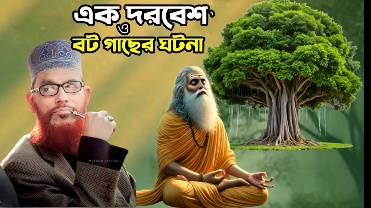 আল্লাহর এক দরবেশ ও বট গাছের ঘটনা/ দরবেশ ও বট গাছের ঘটনা // দেলোয়ার হোসেন সাঈদীর ওয়াজ //