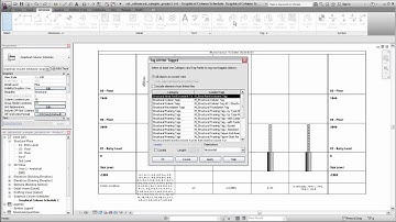 Autdoesk Revit Structure: Modifying Graphical Column Schedules