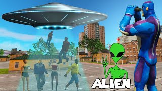 ALIEN in Rope Hero Vice Town Part 1 by Game Definition Hindi | GTA 5 UFO screenshot 2