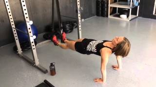 Suspension Trainer Reverse Plank Pull Through