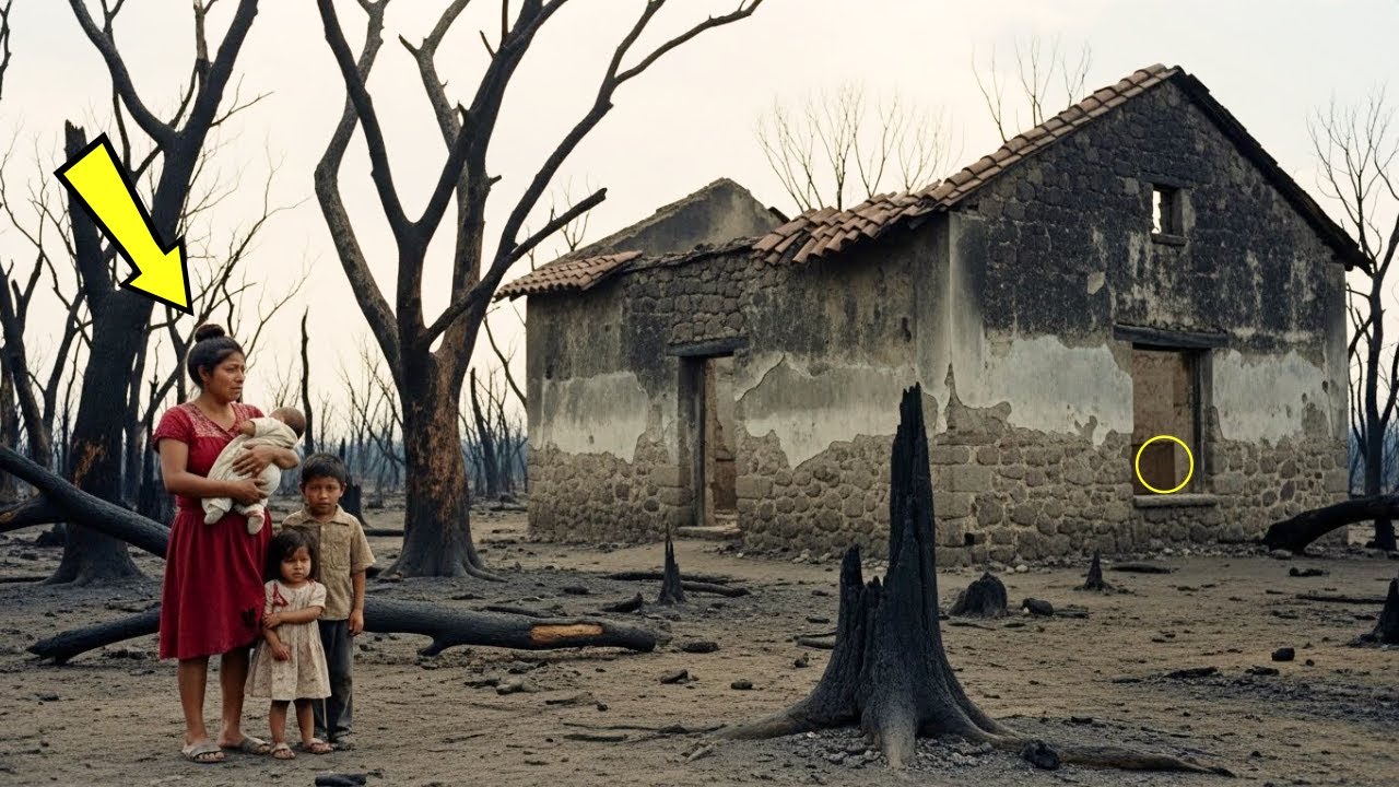 La Pobre Viuda Recibió Una Casa De Piedra En Un Bosque Quemado — Pero Tras La Primera Lluvia...