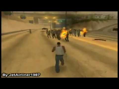 Loquendo - Carl Johnson "CJ" VS Los Zombies (GTA San Andreas) Por JetAirliner1987