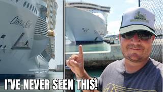 This Cruise Ship Arrival Was Full of Suprises! | Oasis of the Seas Stops in Port Canaveral