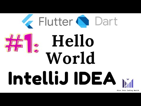 #1 Dart Tutorial  Hello World |Dart for Flutter | IntelliJ IDEA