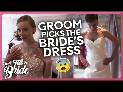 don't tell the bride groom designs dress BBC Three