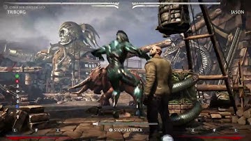 MKX Cyber Sub-Zero double-bomb re-stand!