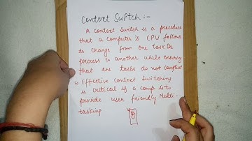 What is Context switching? Non Preemptive scheduling || CPU Scheduling || Operating System || UGC ||
