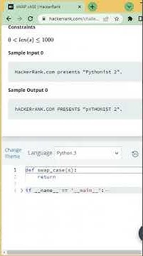 Lower to Upper Case and Upper to Lower Case in Python #shorts #python # ...