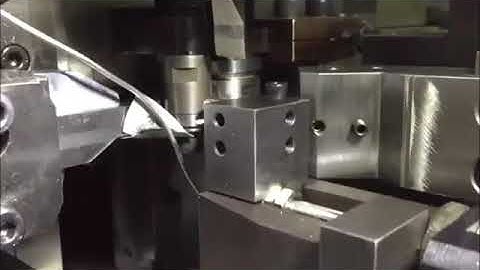 Vinston US JYF C440 Spring CNC Machine Video Sample 02 Single Coil Wave
