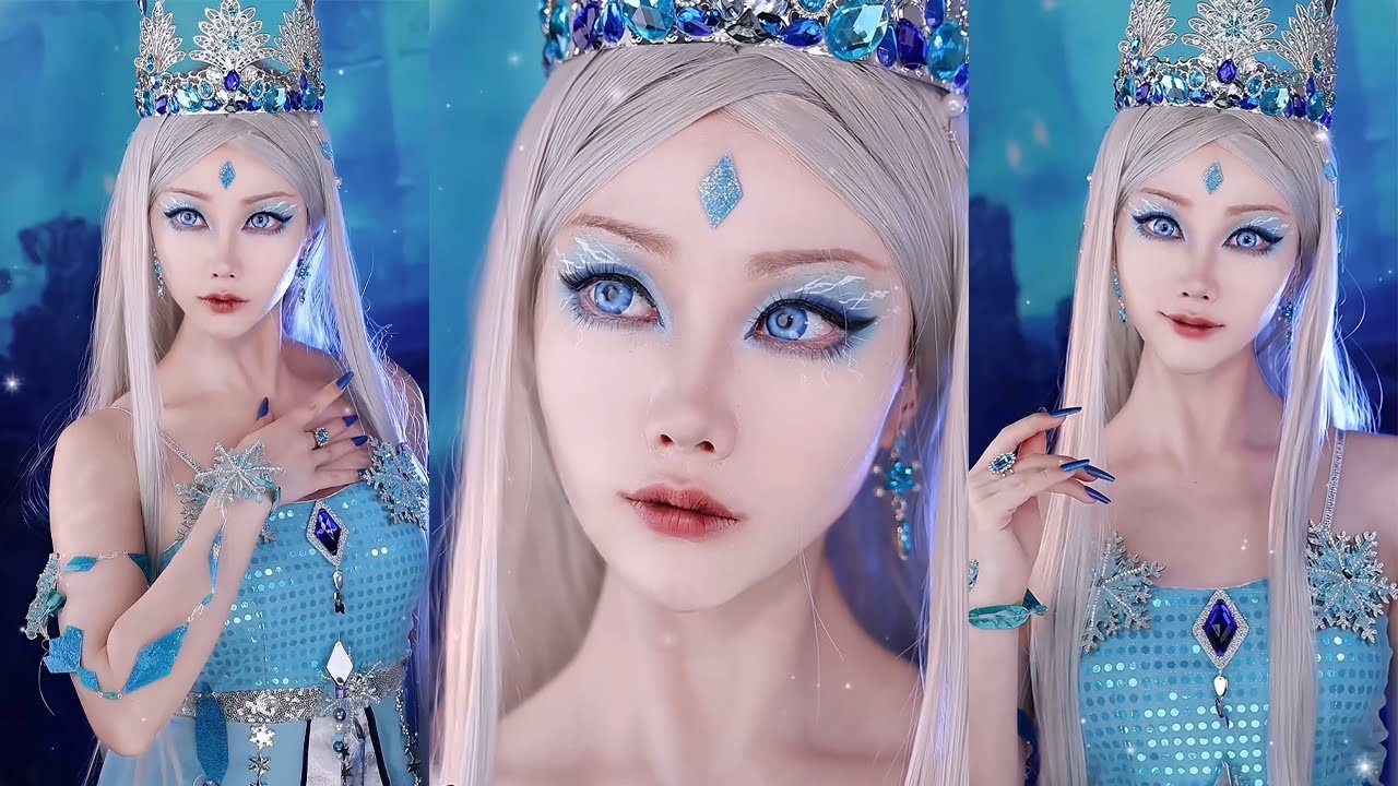 “我冰公主的要求，容不得你拒绝”#叶罗丽精灵梦 #冰公主 #仿妆#是初九啊