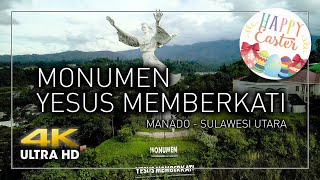 PATUNG YESUS DI MANADO - by drone SULAWESI UTARA