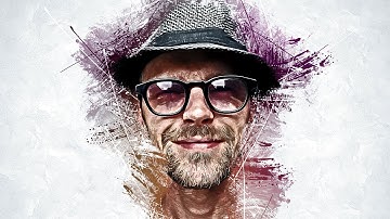 Modern Digital Paint Photoshop Action Tutorial